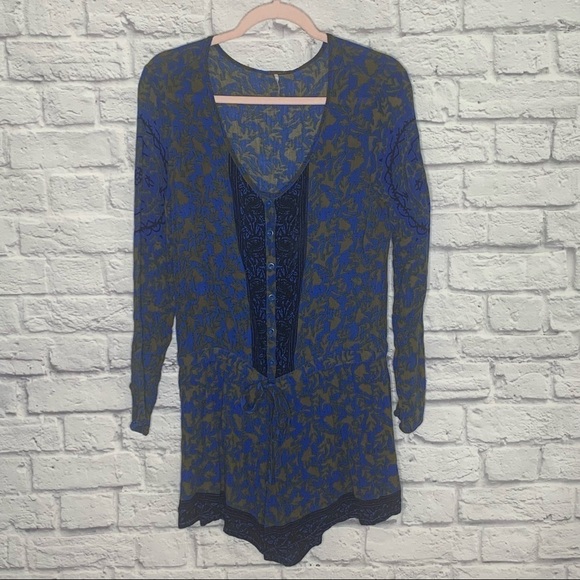 Free People Long Sleeve Resort Romper - Picture 11 of 16